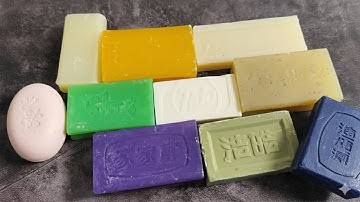 🤩Relaxing ASMR SOAP•Cutting Dry Soap•Bundle of mix colourful ✨ soap & cutting asmr