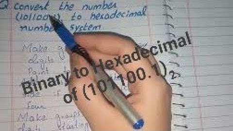 Binary 101100.1 to Hexadecimal in Urdu, Binary to Hexadecimal Conversion with Decimal Point