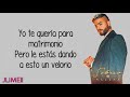 Maluma - Sobrio (Letra) 4k