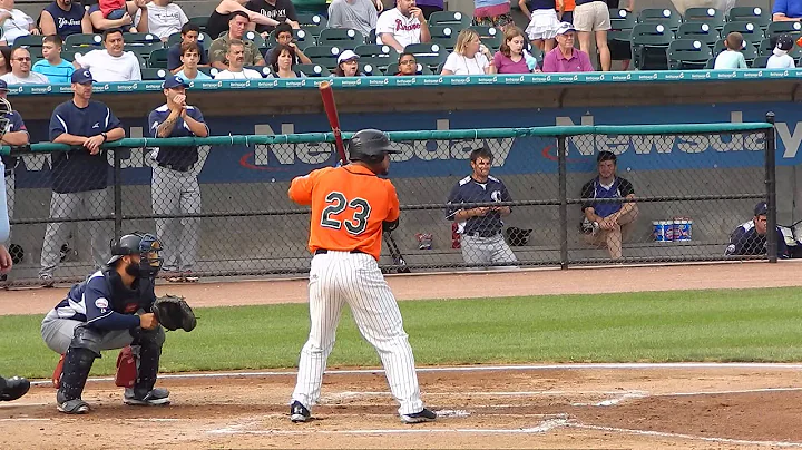 Ducks Jan Vasquez Hit 8/31/14 HD