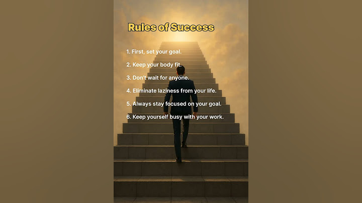Top 6 Rules of Success | How to Stay Focused, Eliminate Laziness & Achieve Your Goals Fast