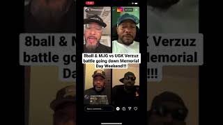 8ball &amp; MJG vs UGK Verzuz battle announcement! #shorts #8ballmjg #ugk #verzuz