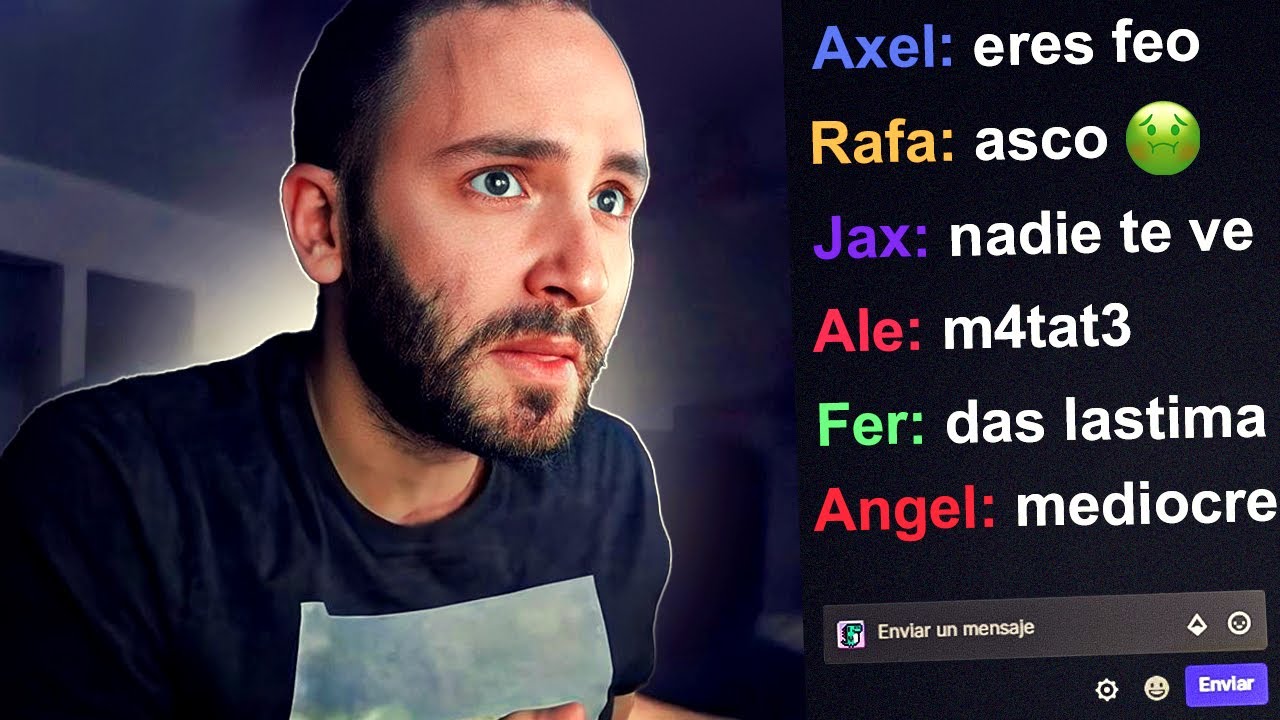 ultimos minutos de streamer antes de quitarse la vida: 