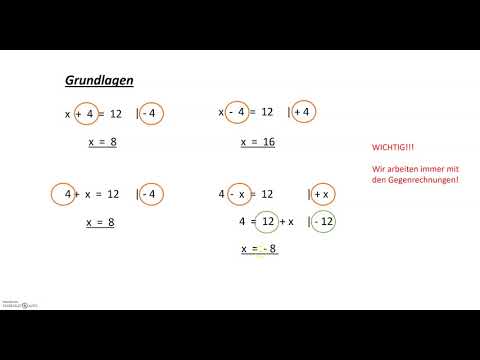 Video: So Lösen Sie Ein Algebra-Beispiel Für Klasse 7