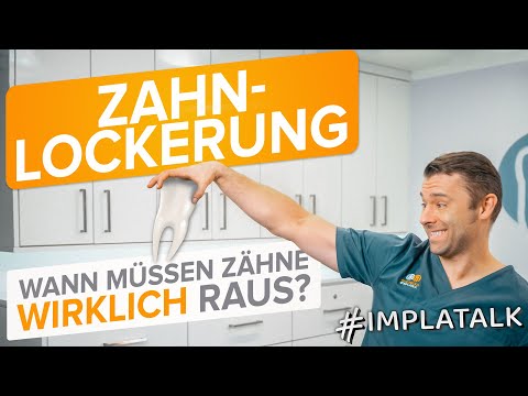 Video: Sollte man einen lockeren Zahn mit Gew alt herausziehen?