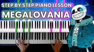 Megalovania - Piano Tutorial Lesson | Learn How to Play