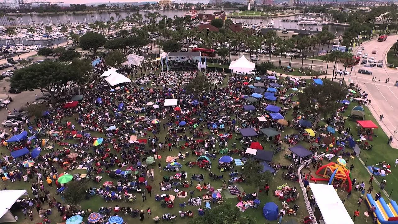 Long Beach Gospel Fest 2015 Aerial Shot #1