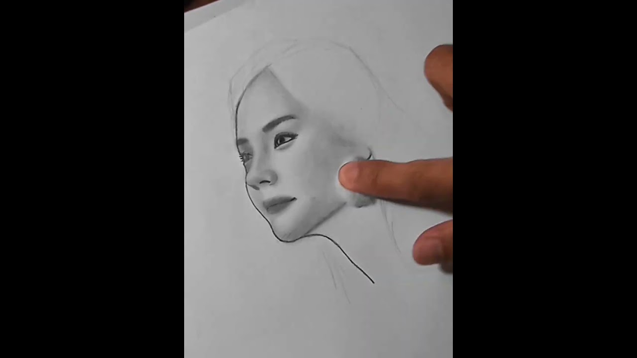 Charcoal Portrait (part 2 of my previous timelapse)✍️❤️#drawing #portraitartist #geloartworx