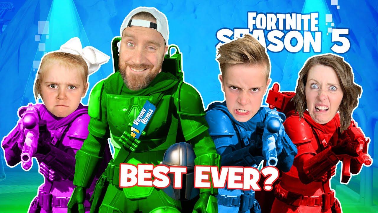 The BEST Fortnite FAMILY!? FORTNITE Season 5 BEGINS! KCITY GAMING