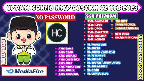 Update config Http Costum terbaru all operator fast konek, ssh premium, #axisgame #internetgratis