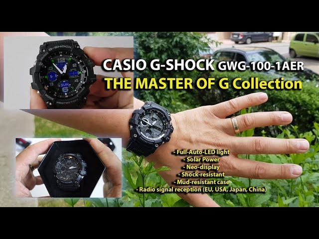 Casio G-Shock GWG-100-1AER MUDMASTER Solar MultiBand 6 review