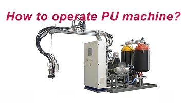 Polyurethane Automatic PU Foam Casting Machine operation
