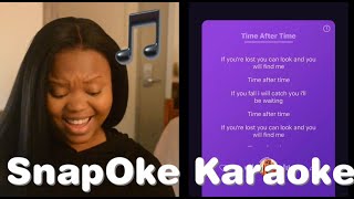 SINGING KARAOKE REACTION!!! Ft. SnapOke Karaoke App