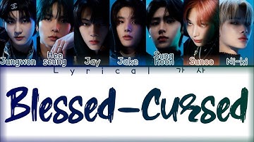 Enhypen - Blessed-Cursed colour coded lyrics