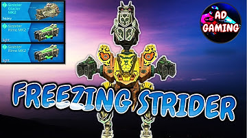 FREEZING STRIDER - GLACIER RIME STRIDER Gameplay - War Robots MK2 WR