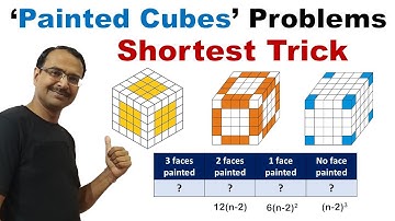 How Many Faces Painted? One Rule to Solve All Problems #cubes