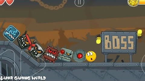 Red Ball 4 All mini Bosses Vs Golden Ball