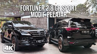 PELAJAR UDA NAIK FORTUNER 2.8 GR SPORT MODIFIKASI BUDGET PELAJAR STU STU STU