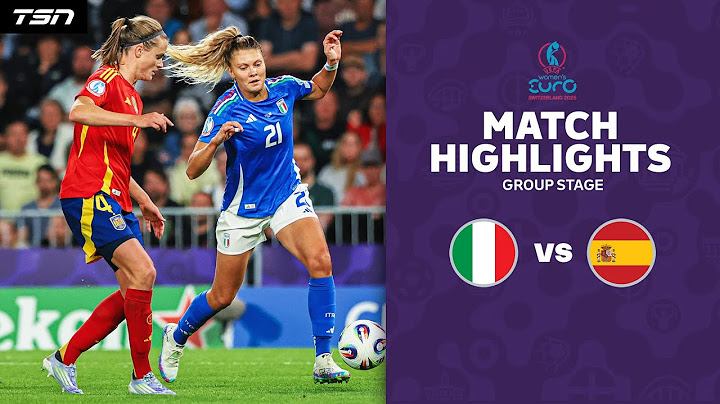 Italy vs. Spain FULL HIGHLIGHTS | 2025 UEFA Women's European Championship