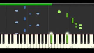 Video thumbnail of "Rodolfo Aicardi Cariñito Piano Midi tutorial Sheet app Cover Karaoke"