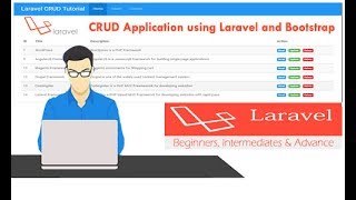 How to Make Laravel 5.4 CRUD Tutorial using Bootstrap