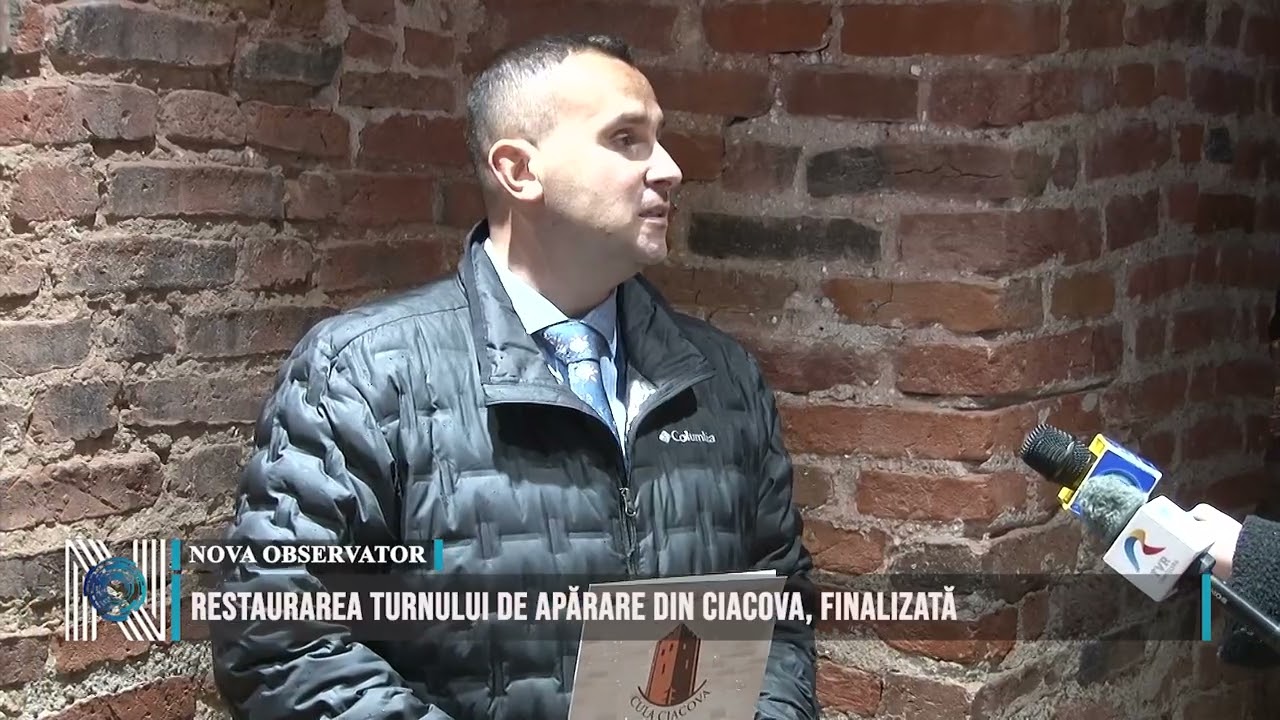 Restaurarea Turnului de Apărare din Ciacova, finalizată