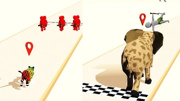 Animal Transform Race Hack All Levels Gameplay Animation │1-10