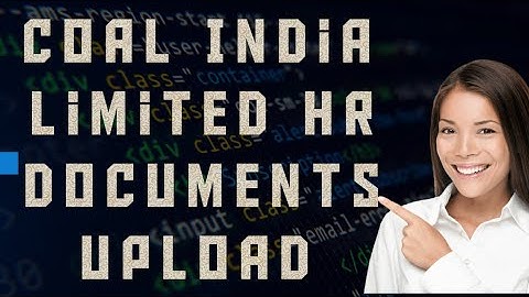 Coal India limited management trainee HR documents upload 