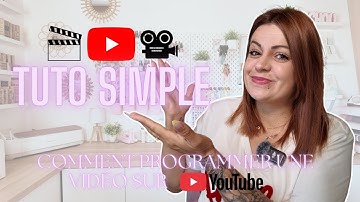 Comment programmer une vidéo sur YouTube (tutoriel simple) #youtube #tuto