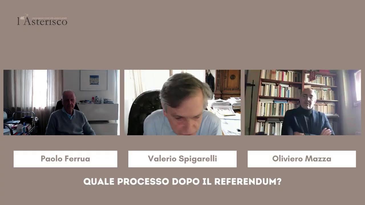 Quale processo dopo il referendum?