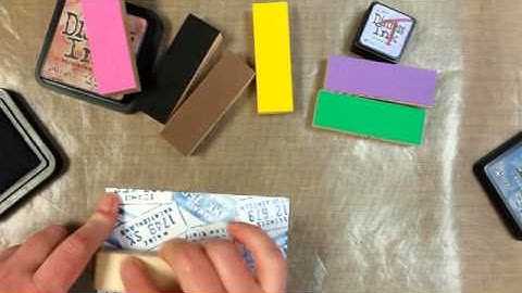 Inking Embossed Paper