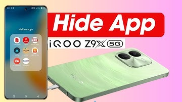 How to hide apps in Iqoo z9x 5g /Iqoo z9x app hide/app hide setting