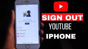 How to sign out of YouTube account on IPHONE (2022)