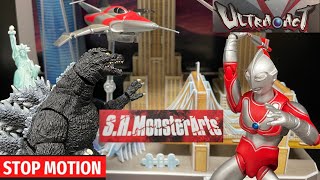 Shin ULTRAMAN vs GODZILLA Ultra-act Ultraman Jack SH Monsterarts Godzilla Stop Motion Battle Kaiju