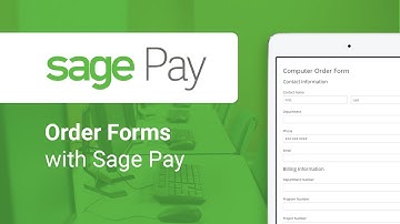 Creating a Computer Order Form with Sage Pay integration