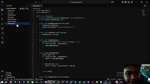 Tugas Praktik 3 PBO – Program Manajemen Restoran Java
