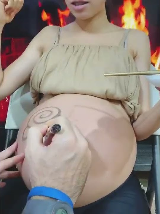 gambar di perut bumil, #bumil #painting  #fyp  #viral