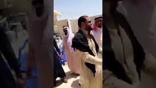 استقبال الشيخ غازي الهذال في مضيف الشيخ وليد الظاهر الفدعاني  العنزي في الرمادي