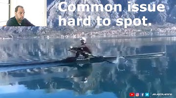 Can you spot this common sculling technique problem? (Symptom vs Cause)