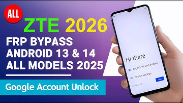 ALL ZTE BLADE FRP BYPASS ANDROID 13/14 EASY METHOD 2026 WITHOUT PC
