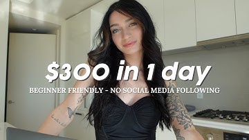 side hustle idea with NO MONEY in 2023 (beginner friendly + easy to start!)