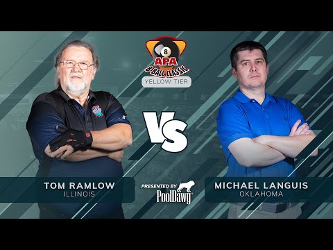 Tom Ramlow VS Michael Languis - 8-Ball Classic Finals - Yellow Tier