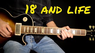 Skid Row - 18 And Life solo cover