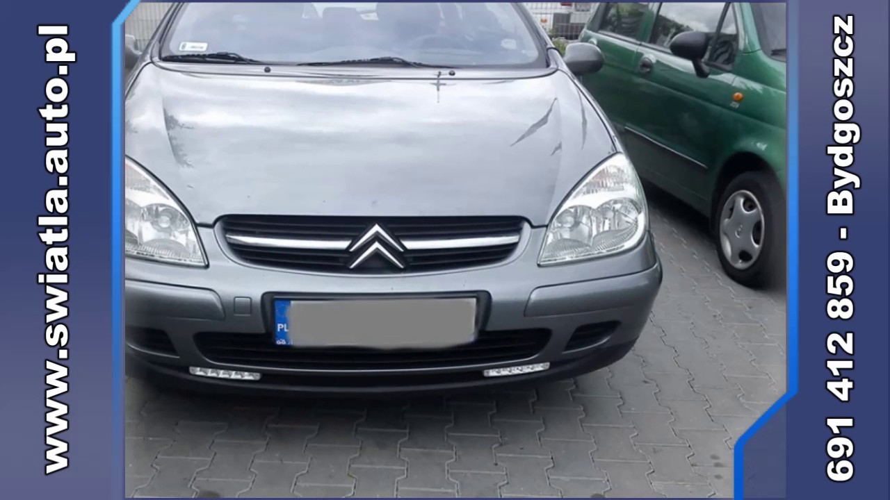 Citroen C5, Światła Dzienne Nssc 507, Sprzedaż, Montaż, Bydgoszcz. - Youtube