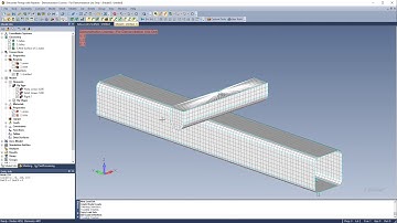 Simcenter Femap 2020.1 - Multistep nonlinear analysis demonstration