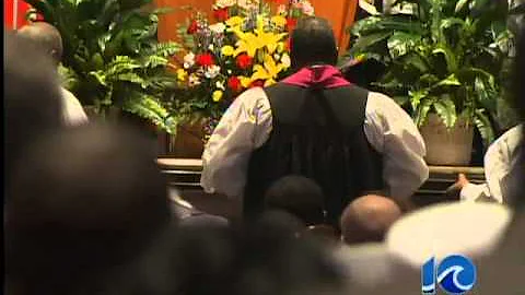Thousands at service for late Bishop