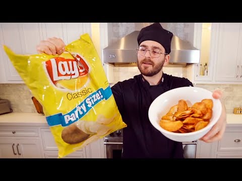 видео: КАК приготовить чипсы Lays ! - Дженна Марблс