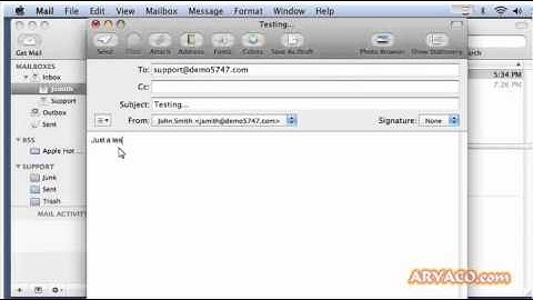 How to read and send e-mail messages in Apple Mail