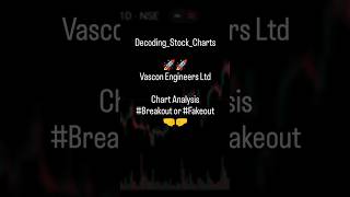 Vascon Engineers Ltd 🚀🚀| Chart Analysis | #breakout or #fakeout