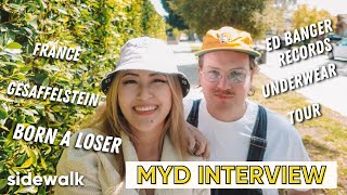 MYD Interview - Born a Loser, Gesaffelstein, Ed Banger Records, Touring, Underwear, Club Cheval